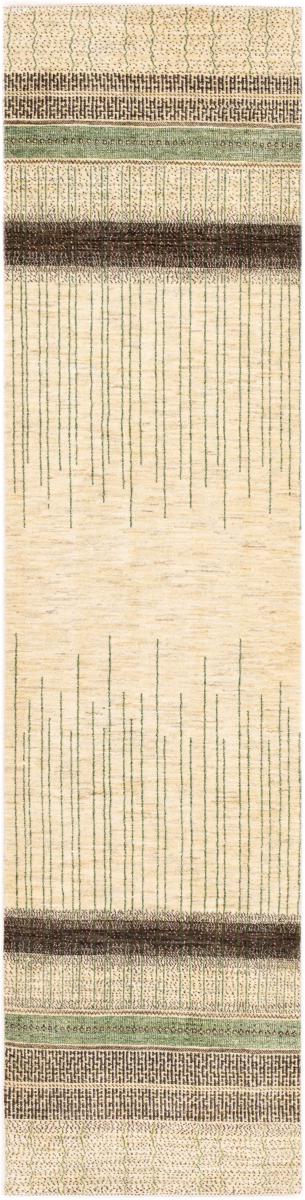 Persian Rug Persian Gabbeh Loribaft Tabiilbaft 11'3"x2'8" 11'3"x2'8", Persian Rug Knotted by hand