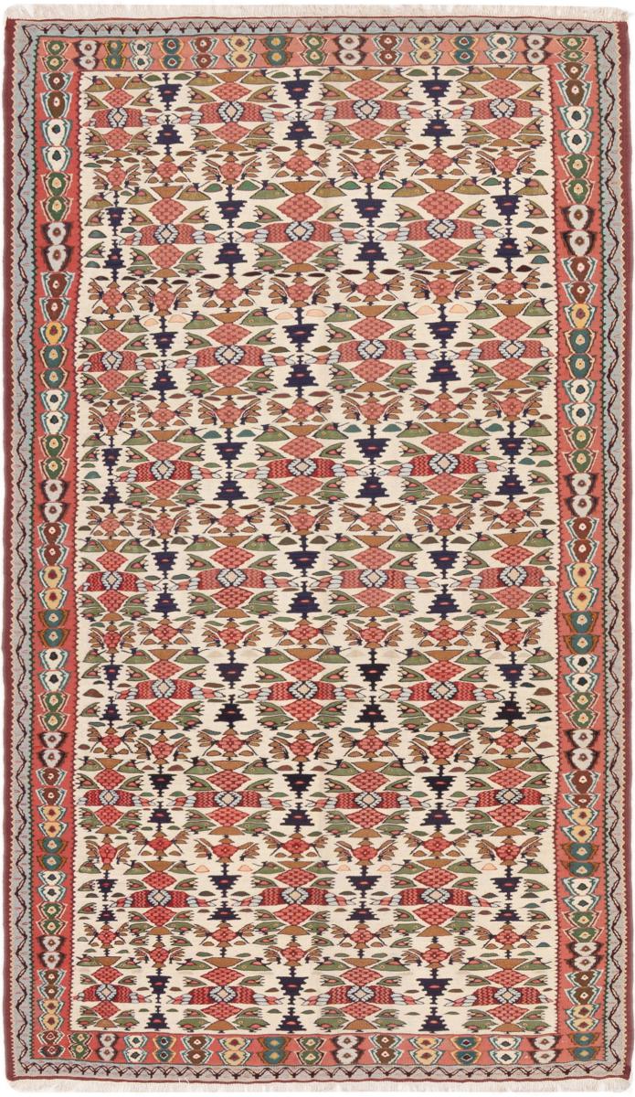 Tapete persa Kilim Senneh 229x129 229x129, Tapete persa Atado à mão
