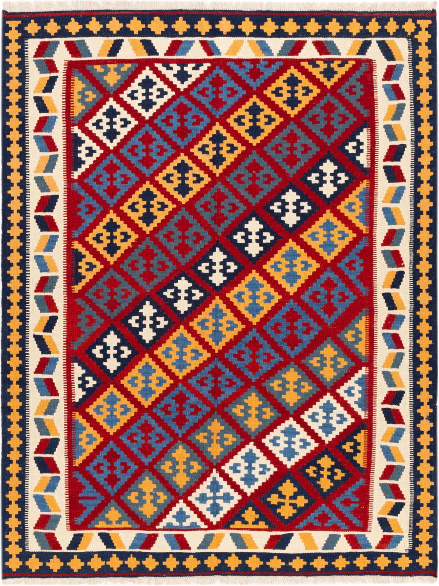 Persian rug Kilim Fars Ghashghai 201x154 201x154, Persian rug Handwoven
