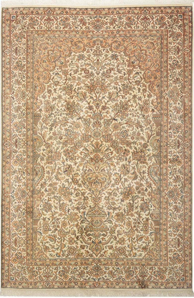 Tapete indiano Kashmir Seda 187x125 187x125, Tapete persa Atado à mão