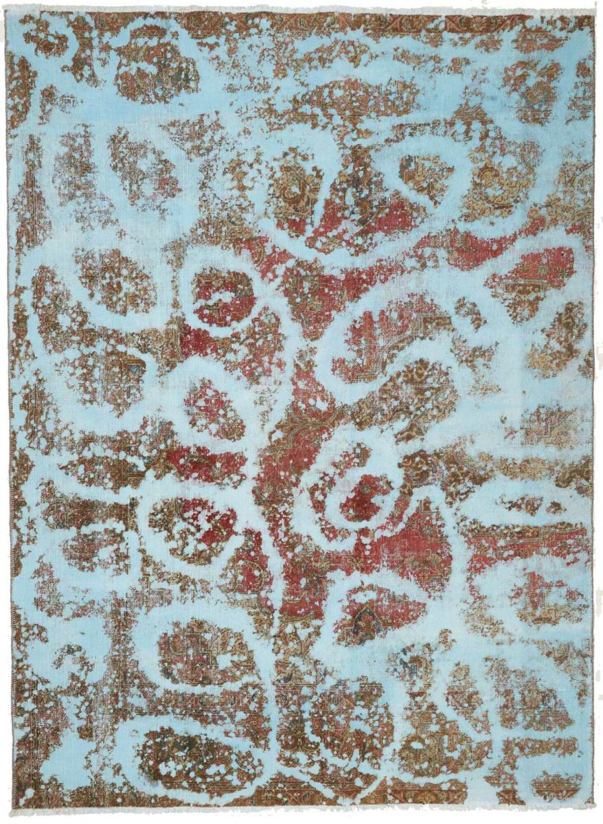 Persian Rug Vintage 9'9"x7'2" 9'9"x7'2", Persian Rug Knotted by hand