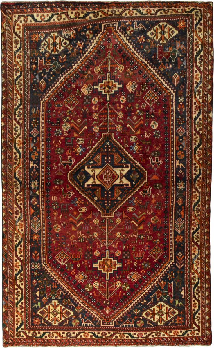 Persian Rug Shiraz 267x168 267x168, Persian Rug Knotted by hand