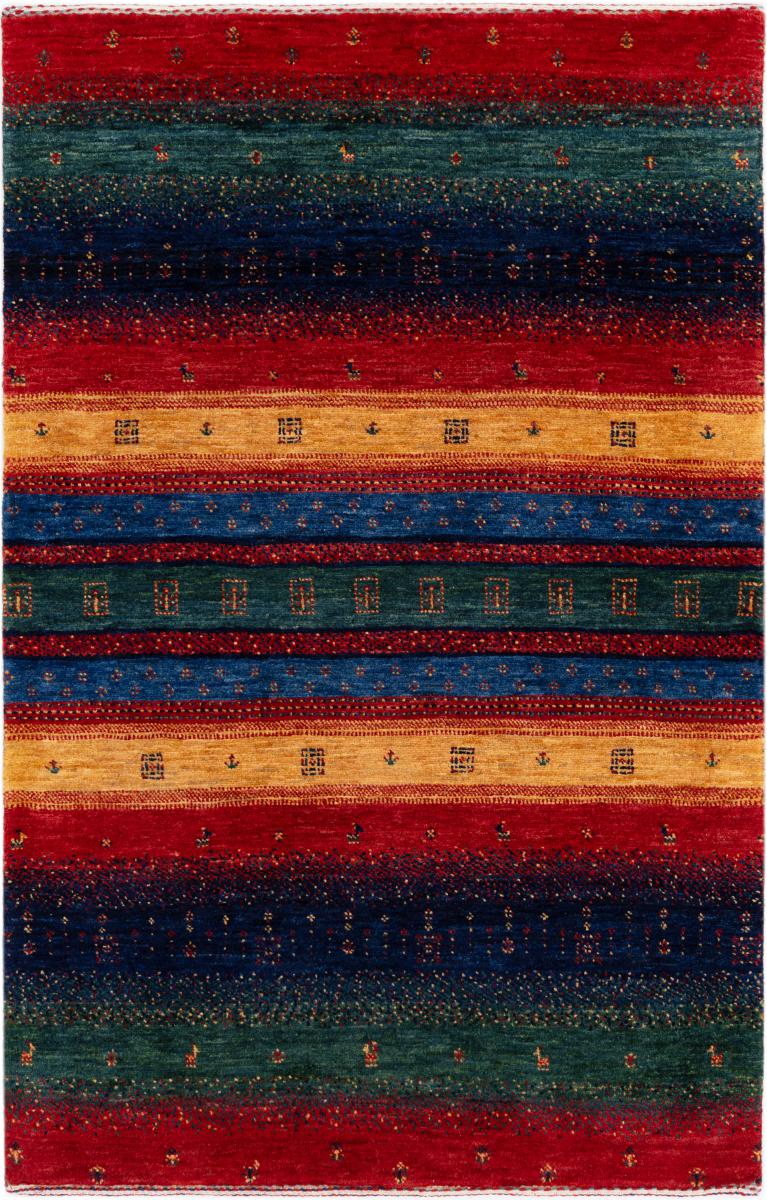 Covor persan Persan Gabbeh Loribaft Essence 126x79 126x79, Covor persan Înnodat manual