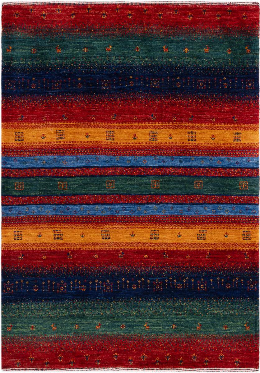 Persian rug Persian Gabbeh Loribaft Essence 3'8"x2'7" 3'8"x2'7", Persian rug Hand-knotted