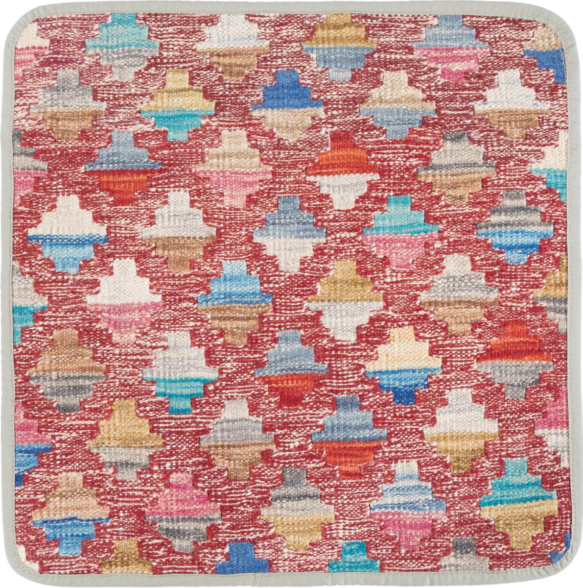Afghanska mattan Kilim Afghan Kuddfodral 45x45 45x45, Persisk matta Knuten för hand