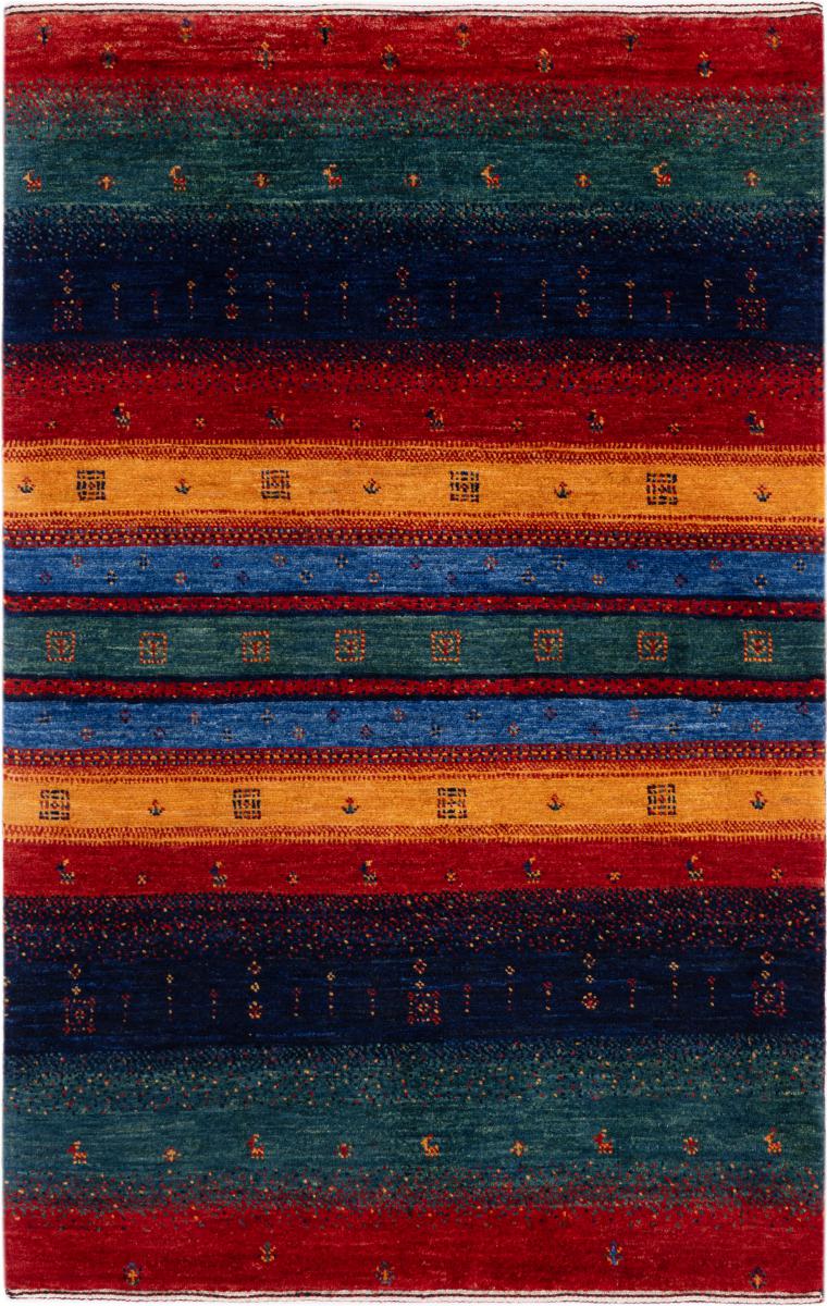 Tapis persan Persan Gabbeh Loribaft Essence 121x79 121x79, Tapis persan Noué à la main
