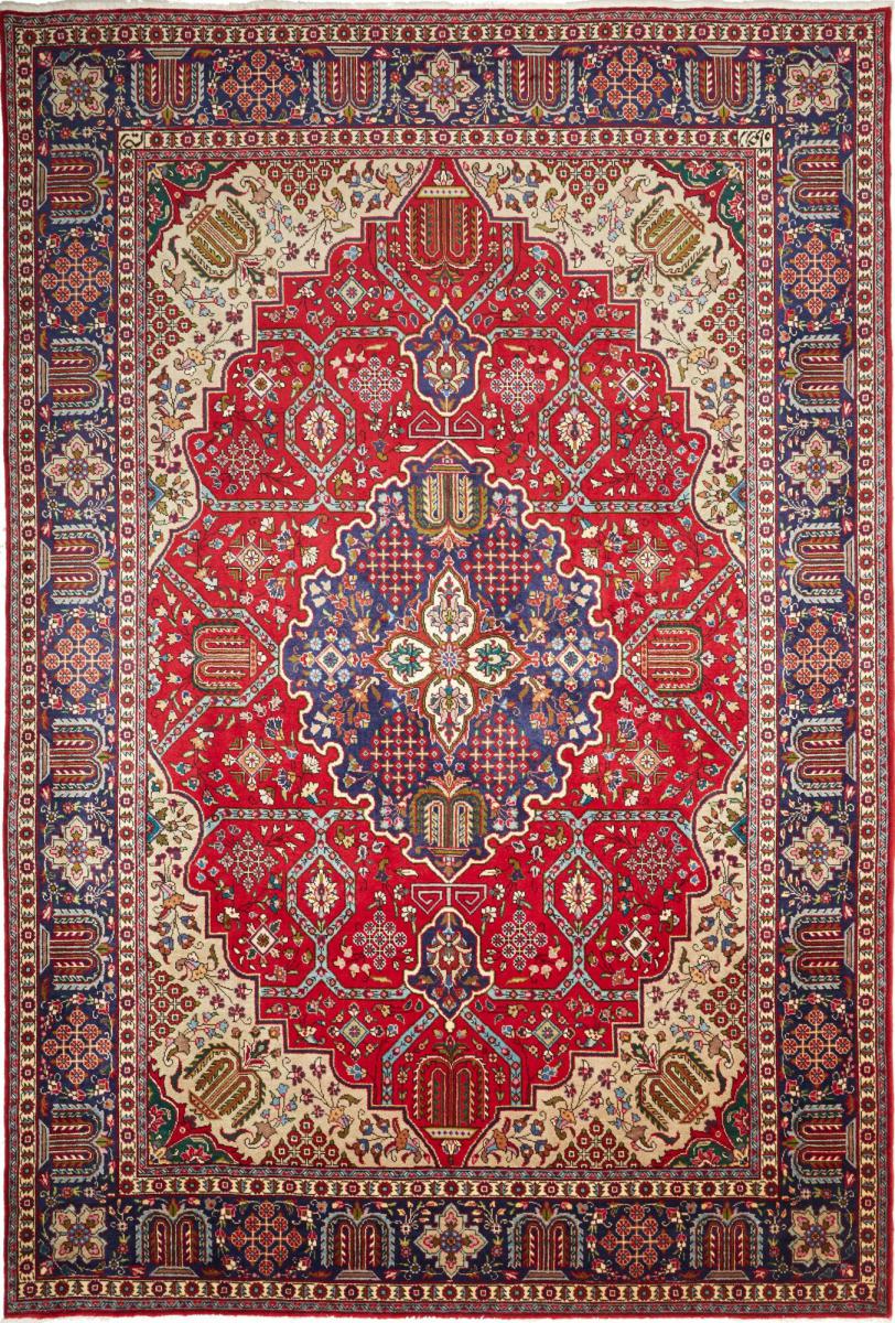 Tapete persa Tabriz 338x227 338x227, Tapete persa Atado à mão