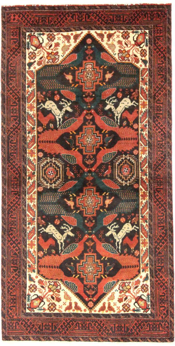 Persisk tæppe Beluch 204x102 204x102, Persisk tæppe Knyttet i hånden