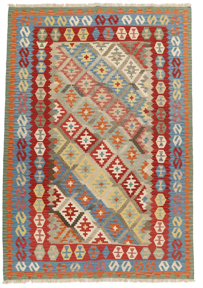 Tapete persa Kilim Fars 283x196 283x196, Tapete persa Tecido à mão