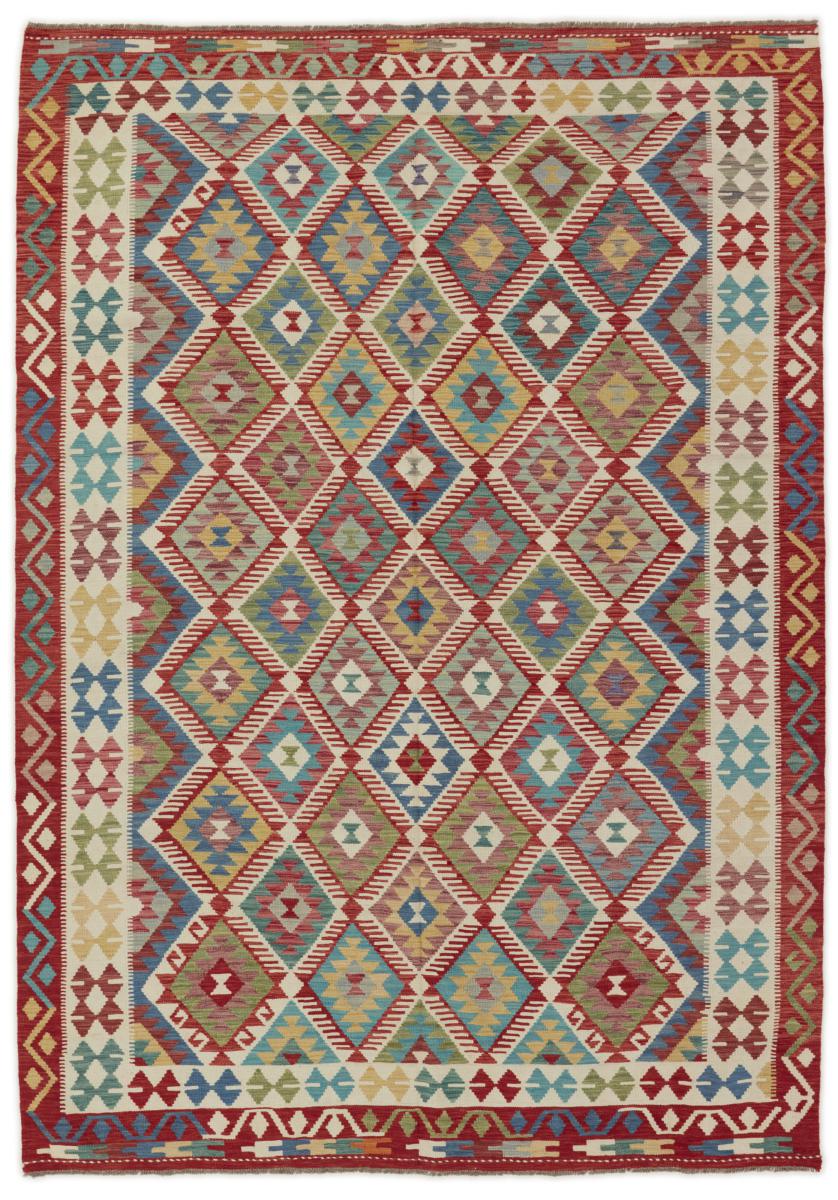 Alfombra afgana Kilim Afghan 296x209 296x209, Alfombra persa Tejido a mano