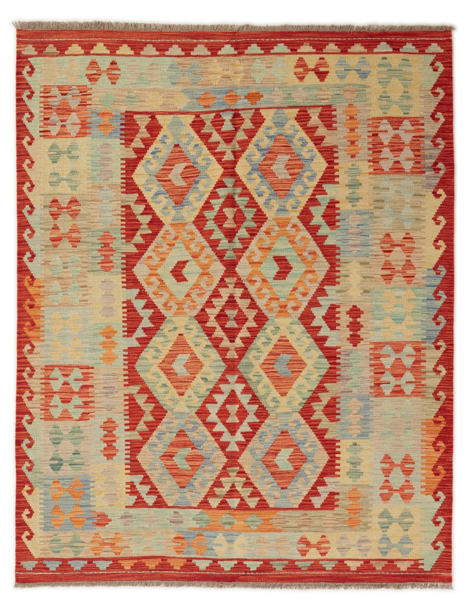Afghanischer Teppich Kelim Afghan 191x150 191x150, Perserteppich Handgewebt