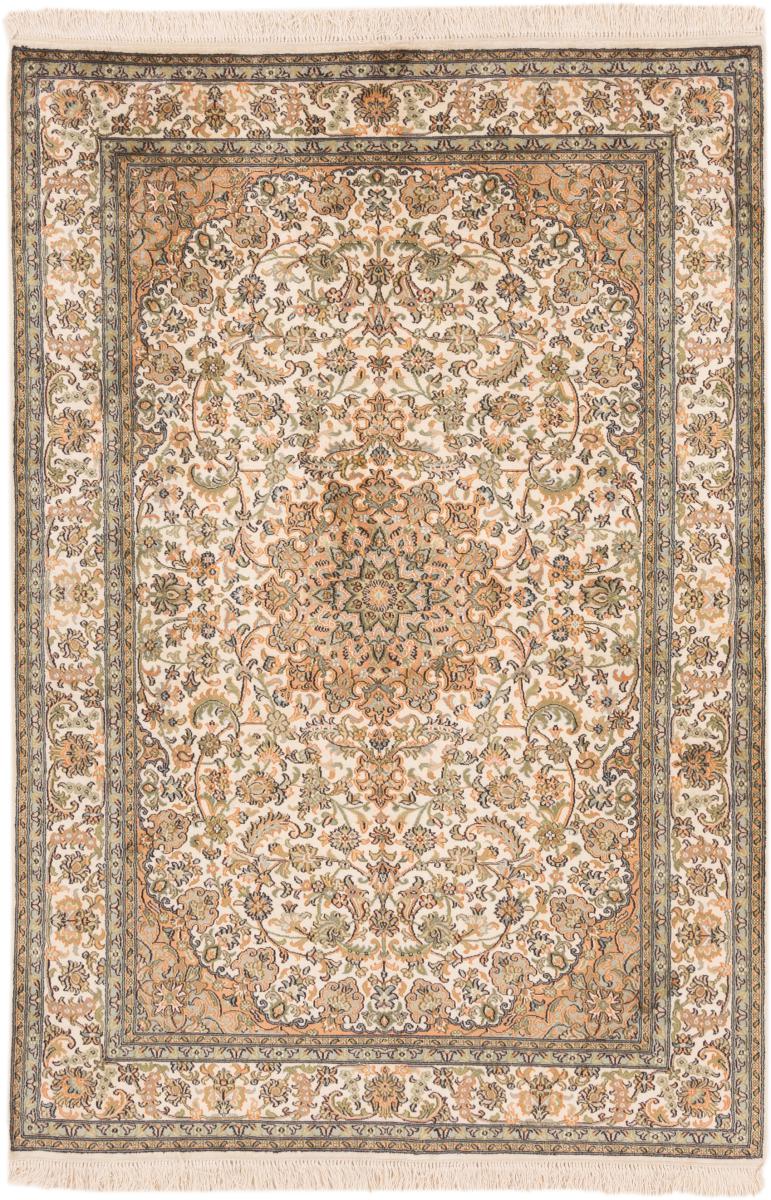 Tappeto indiano Cachemire di Seta 187x126 187x126, Tappeto persiano Annodato a mano