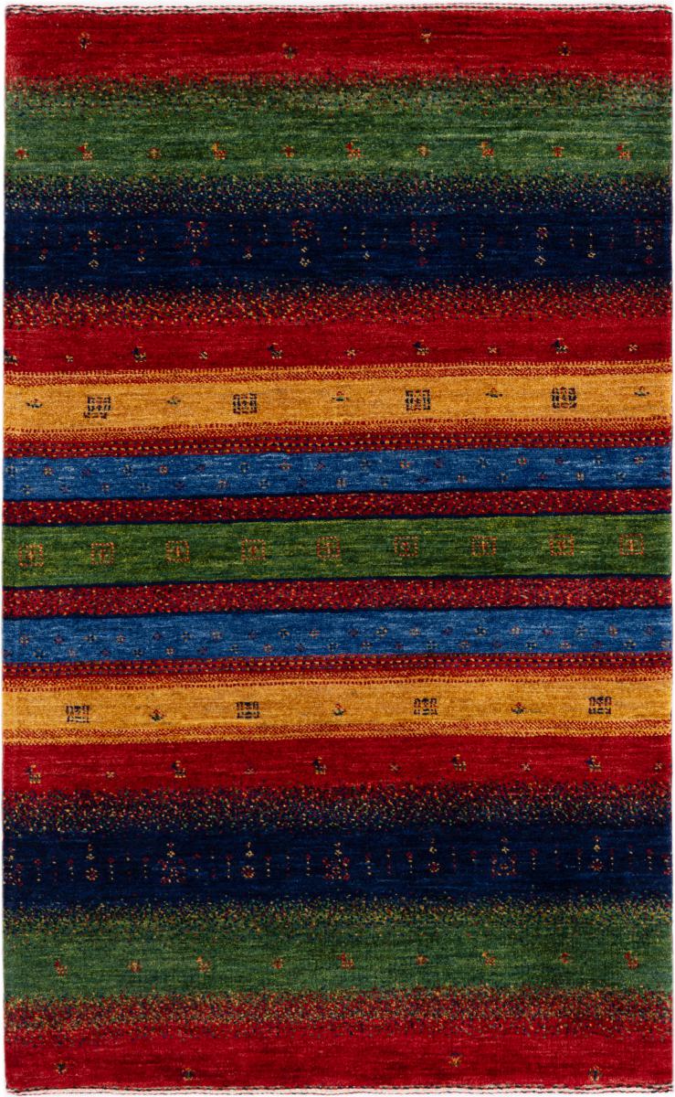 Tapis persan Persan Gabbeh Loribaft Essence 125x81 125x81, Tapis persan Noué à la main