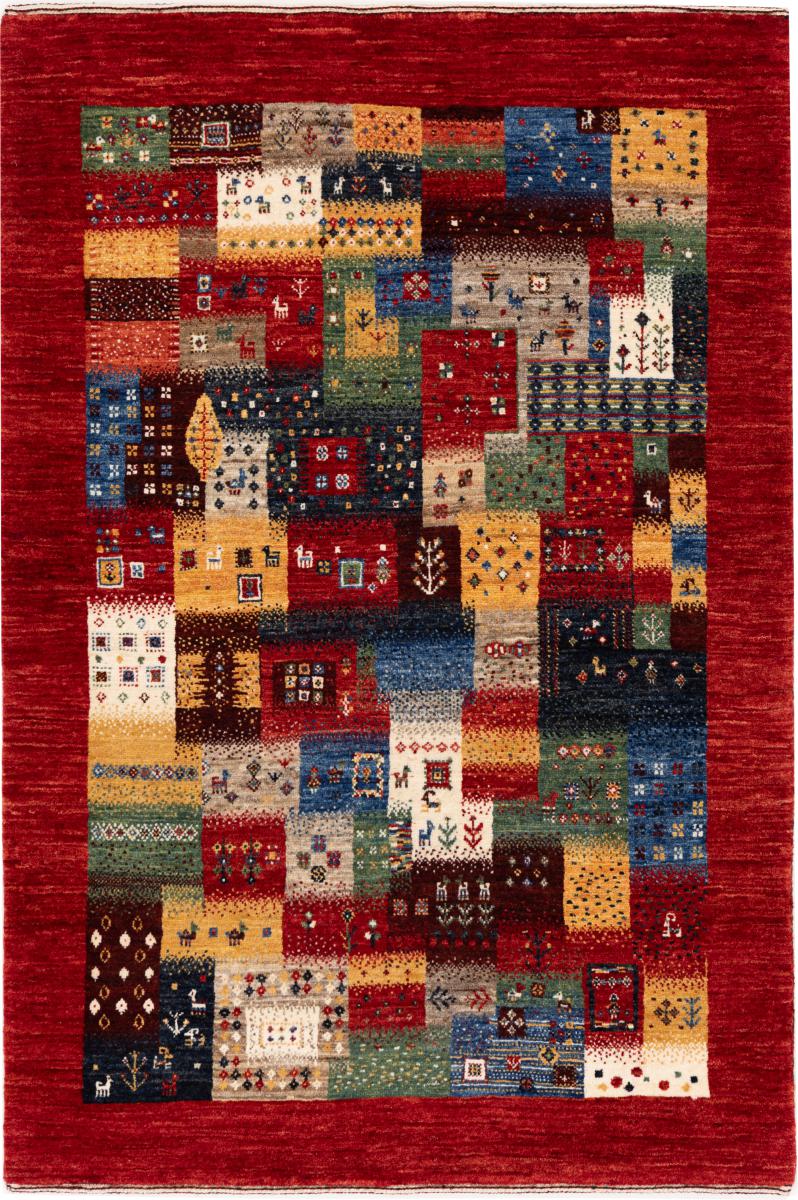 Perzisch tapijt Perzisch Gabbeh Loribaft Nowbaft 134x91 134x91, Perzisch tapijt Handgeknoopte