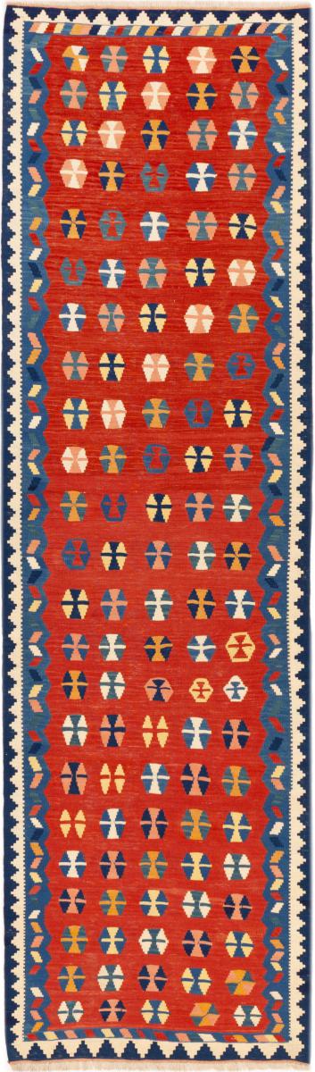 Persian Rug Kilim Fars Shiraz 286x87 286x87, Persian Rug Woven by hand