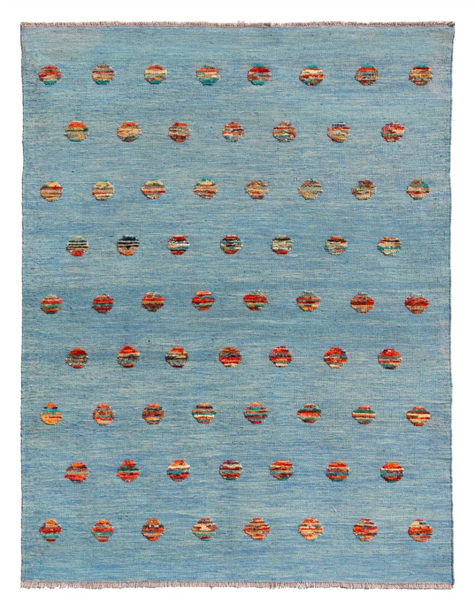 Alfombra afgana Kilim Afghan Nimbaft Edition 195x148 195x148, Alfombra persa Tejido a mano