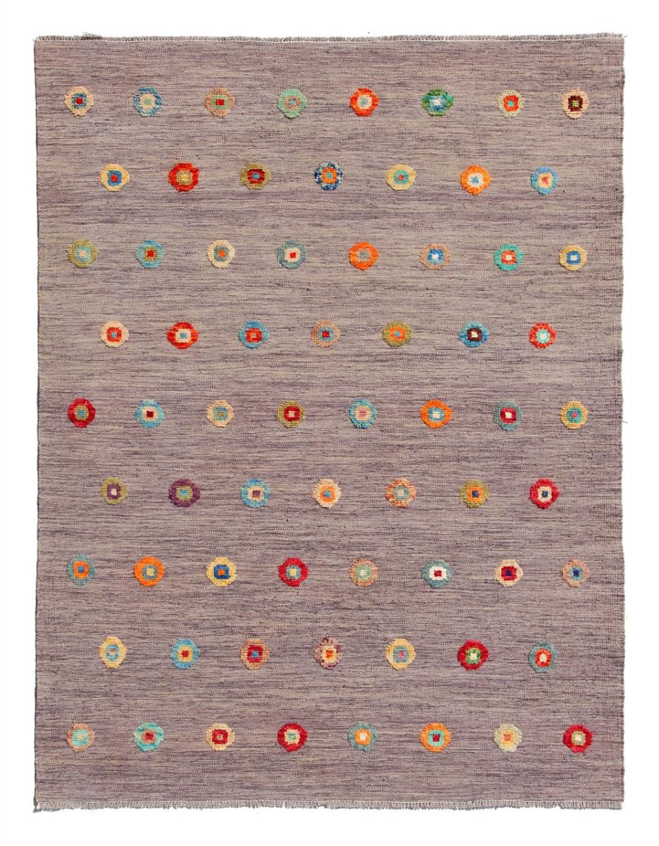 Alfombra afgana Kilim Afghan Nimbaft Edition 198x152 198x152, Alfombra persa Tejido a mano