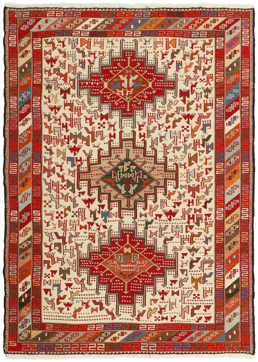 Perzsa szőnyeg Kilim Soumak Shahsavan 140x104 140x104, Perzsa szőnyeg Kézzel csomózva