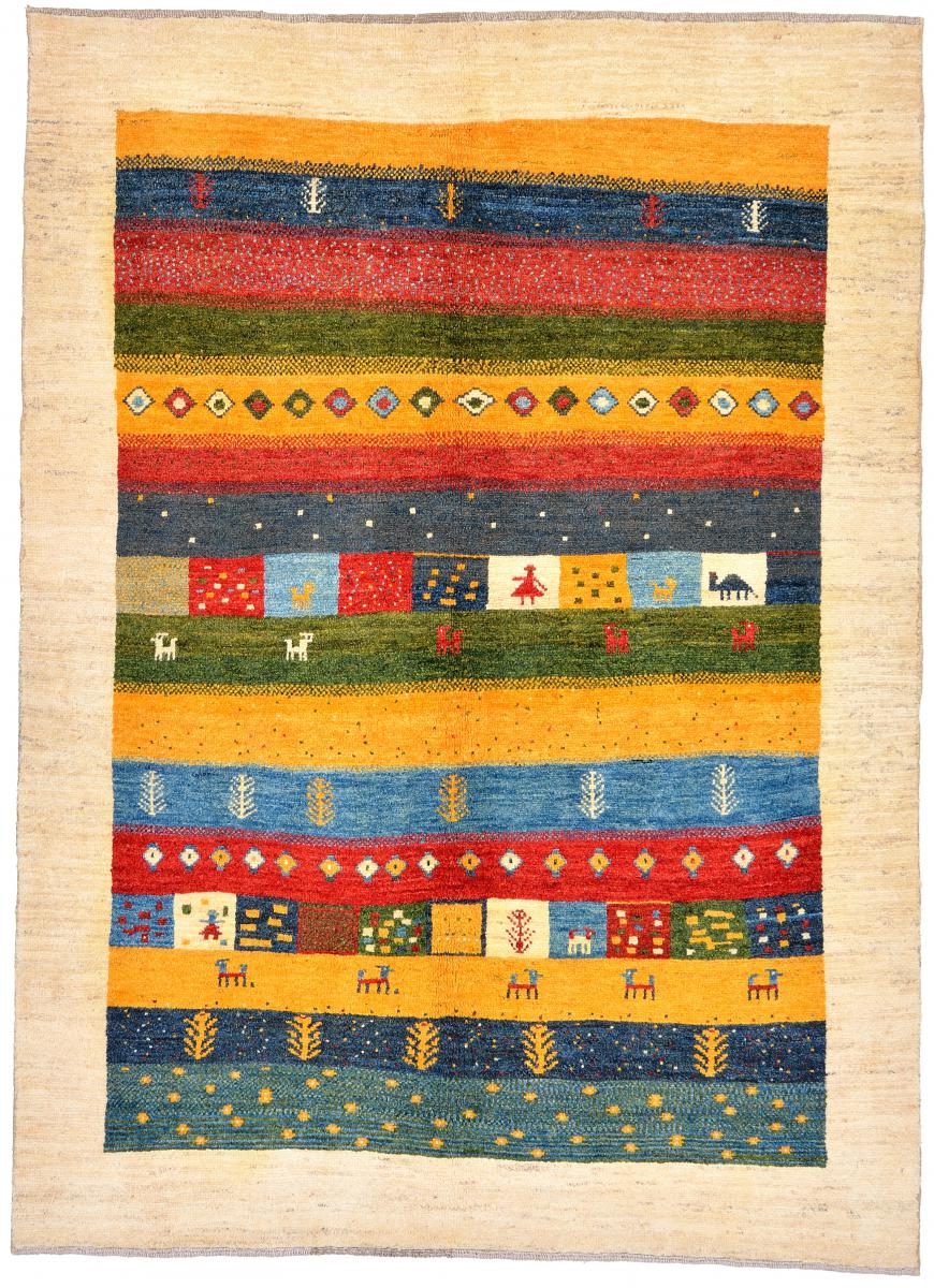 Persialainen matto Persia Gabbeh Kashkuli 212x155 212x155, Persialainen matto Solmittu käsin