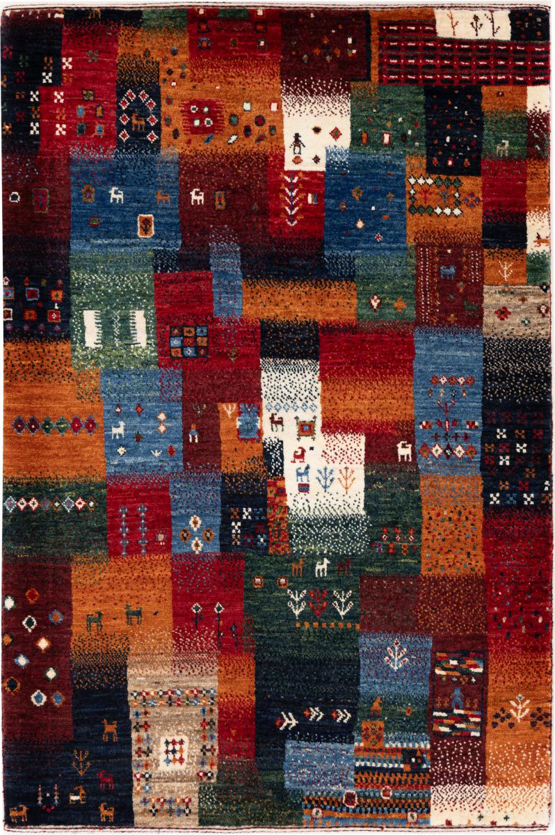 Perzisch tapijt Perzisch Gabbeh Loribaft Nowbaft 129x86 129x86, Perzisch tapijt Handgeknoopte