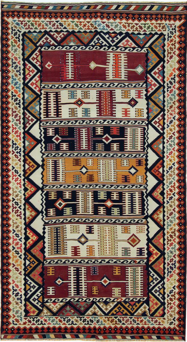 Tapete persa Kilim Fars 268x145 268x145, Tapete persa Tecido à mão