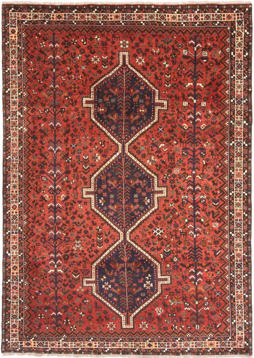 Tapete persa Shiraz 280x201 280x201, Tapete persa Atado à mão