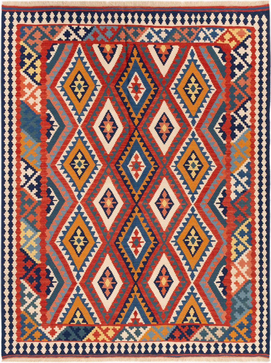Persian rug Kilim Fars Ghashghai 206x157 206x157, Persian rug Handwoven