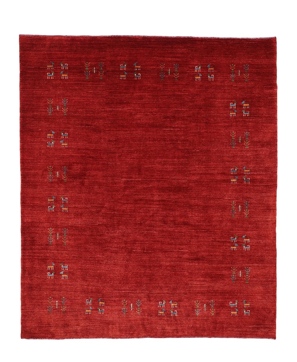 Tapis persan Persan Gabbeh Loribaft 250x210 250x210, Tapis persan Noué à la main