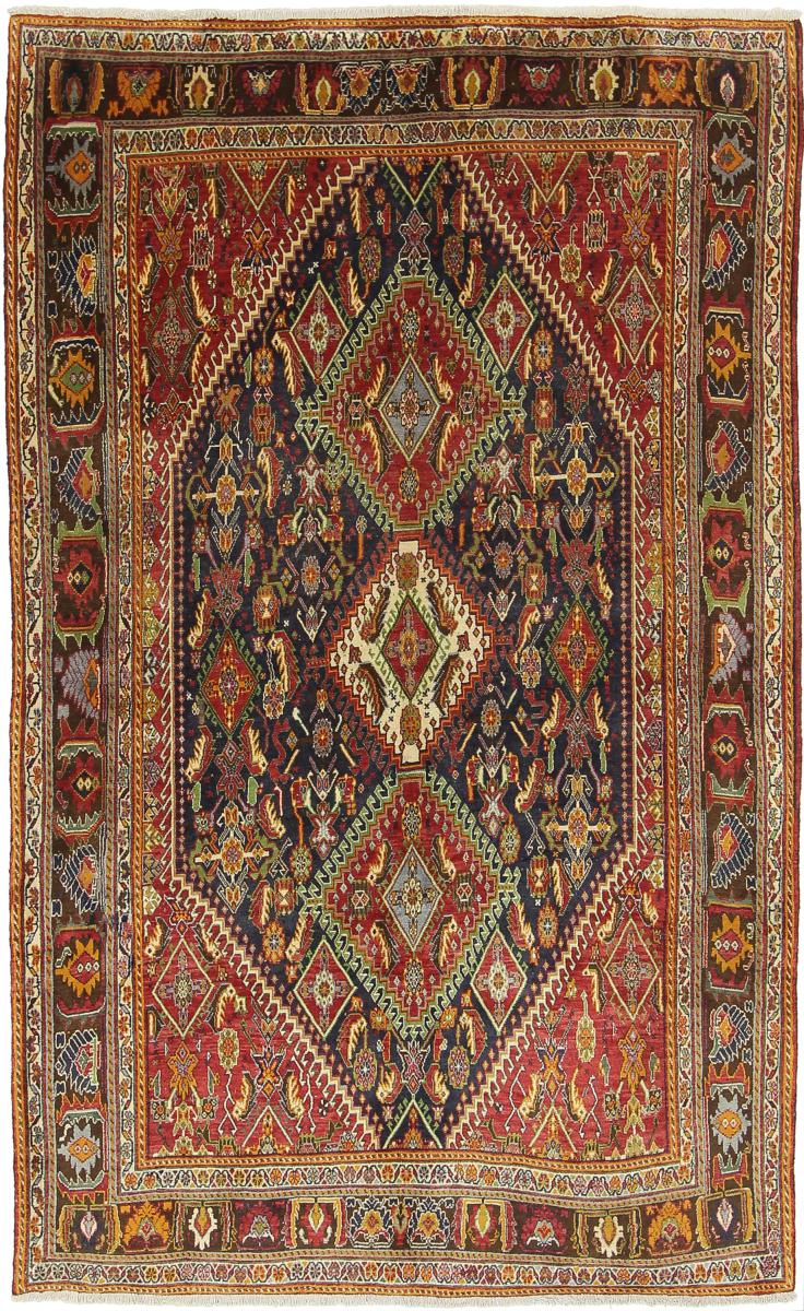 Tapete persa Ghashghai 253x154 253x154, Tapete persa Atado à mão