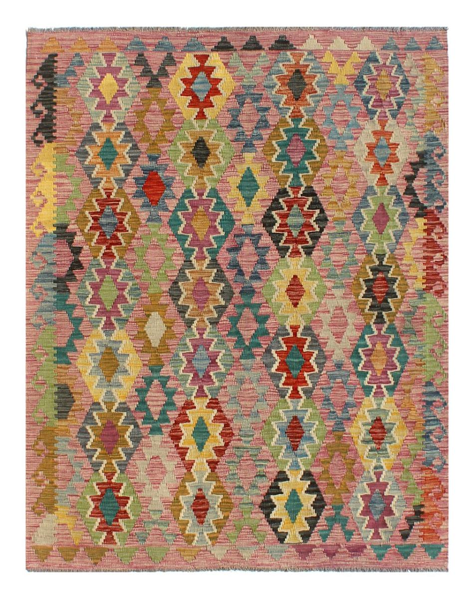 Afghan rug Kilim Afghan 6'5"x5'1" 6'5"x5'1", Persian Rug Woven by hand