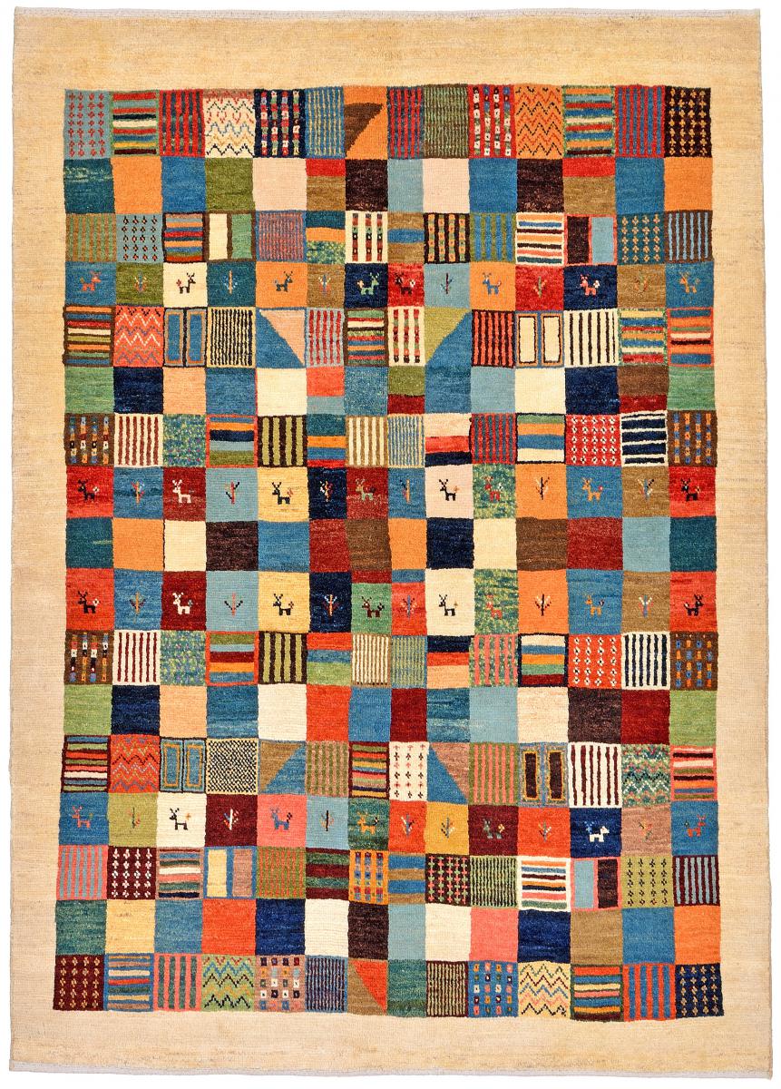Persian Rug Persian Gabbeh Kashkuli 203x146 203x146, Persian Rug Knotted by hand