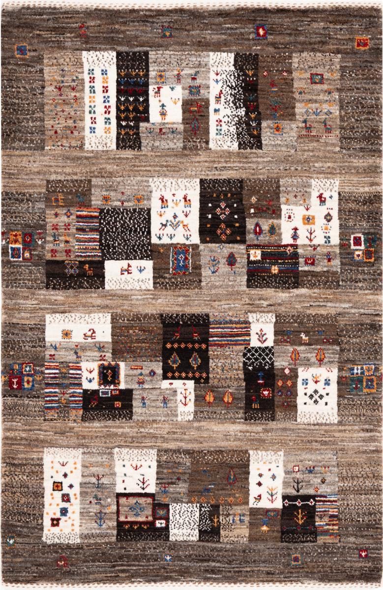 Perzisch tapijt Perzisch Gabbeh Loribaft Nowbaft 126x81 126x81, Perzisch tapijt Handgeknoopte