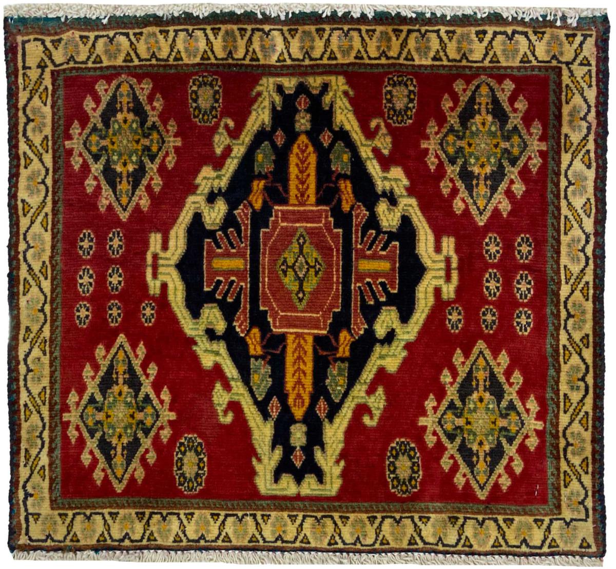 Persian Rug Ghashghai 54x58 54x58, Persian Rug Knotted by hand