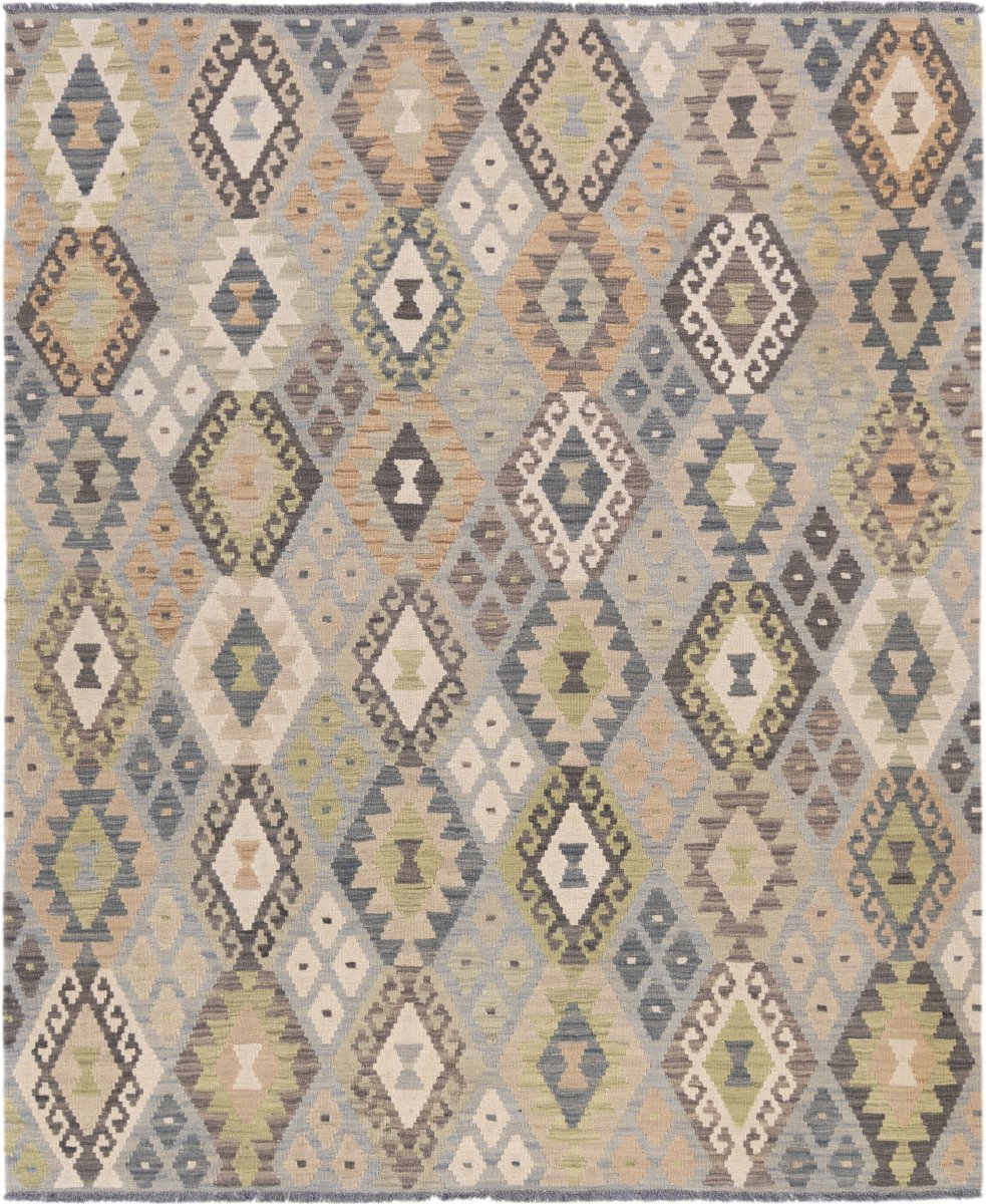 Afgański dywan Kilim Afghan 195x163 195x163, Dywan perski Ręcznie tkany