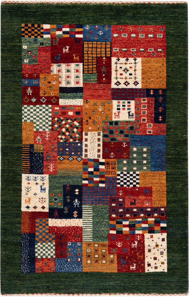 Perzisch tapijt Perzisch Gabbeh Loribaft Nowbaft 131x83 131x83, Perzisch tapijt Handgeknoopte