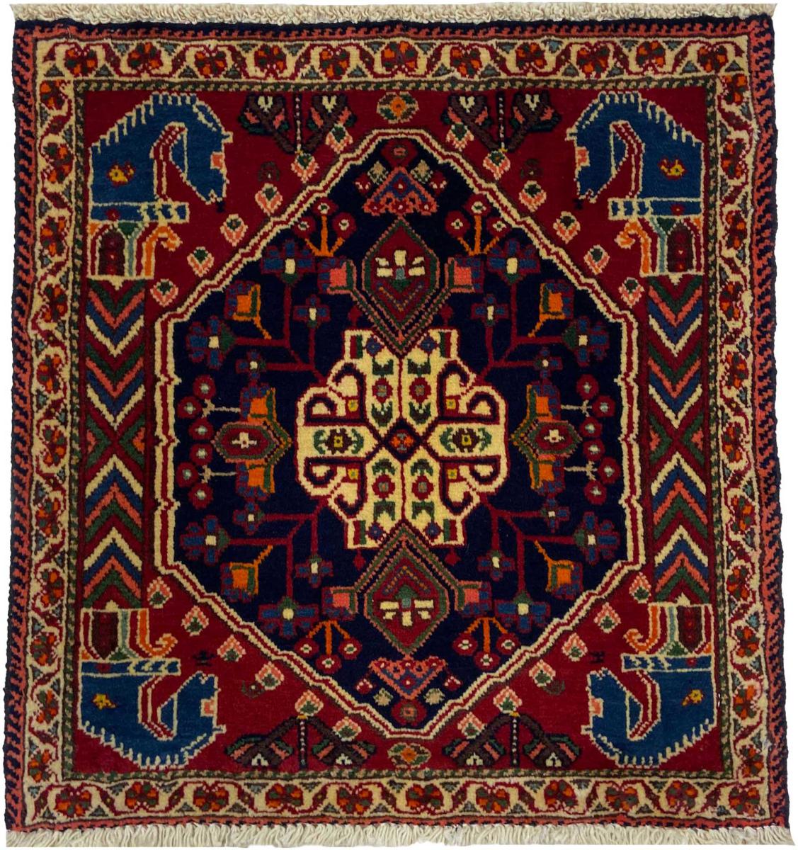 Dywan perski Ghashghai 64x59 64x59, Dywan perski Ręcznie tkane