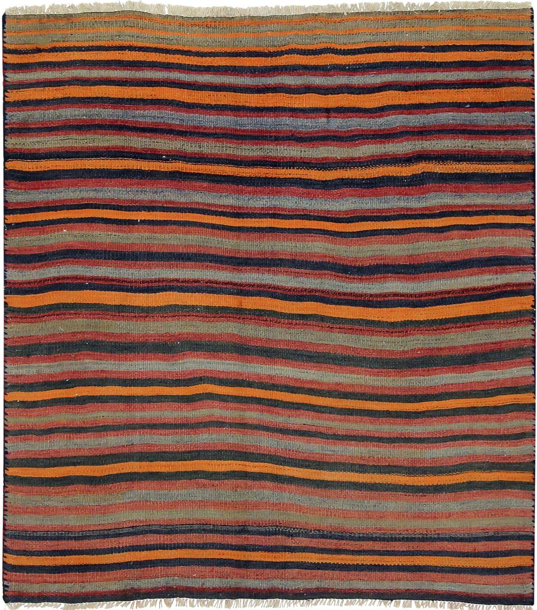 Persisk tæppe Kelim Fars 151x141 151x141, Persisk tæppe Håndvævet