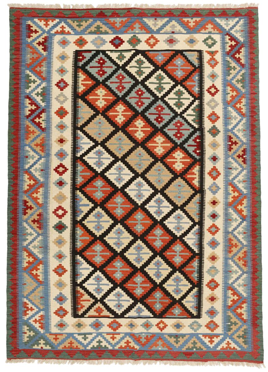 Tapete persa Kilim Fars 291x208 291x208, Tapete persa Tecido à mão