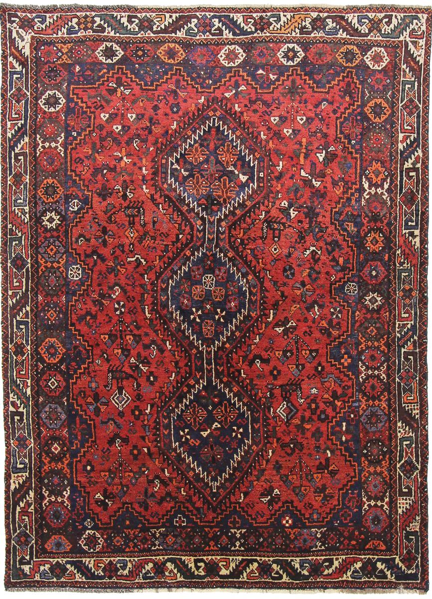 Tapete persa Ghashghai 230x167 230x167, Tapete persa Atado à mão