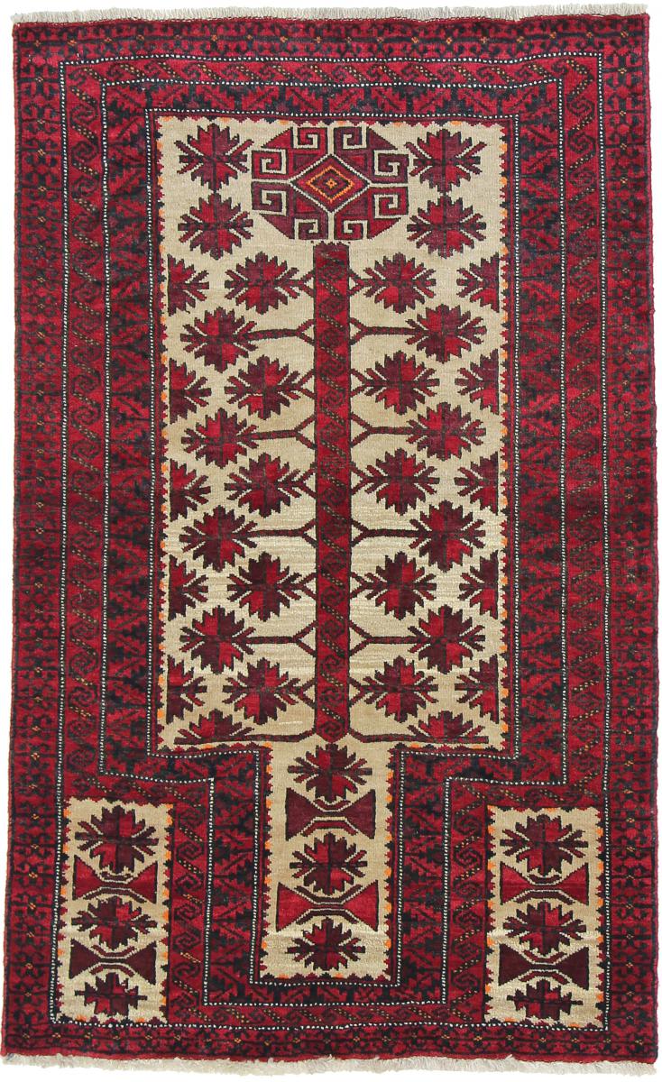 Tapete persa Balúchi 159x85 159x85, Tapete persa Atado à mão