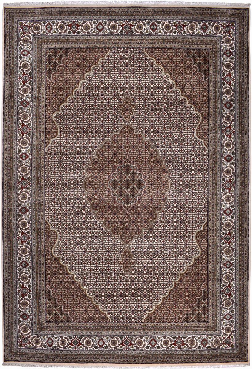 Alfombra india Indo Tabriz Mahi 366x256 366x256, Alfombra persa Hecho a mano