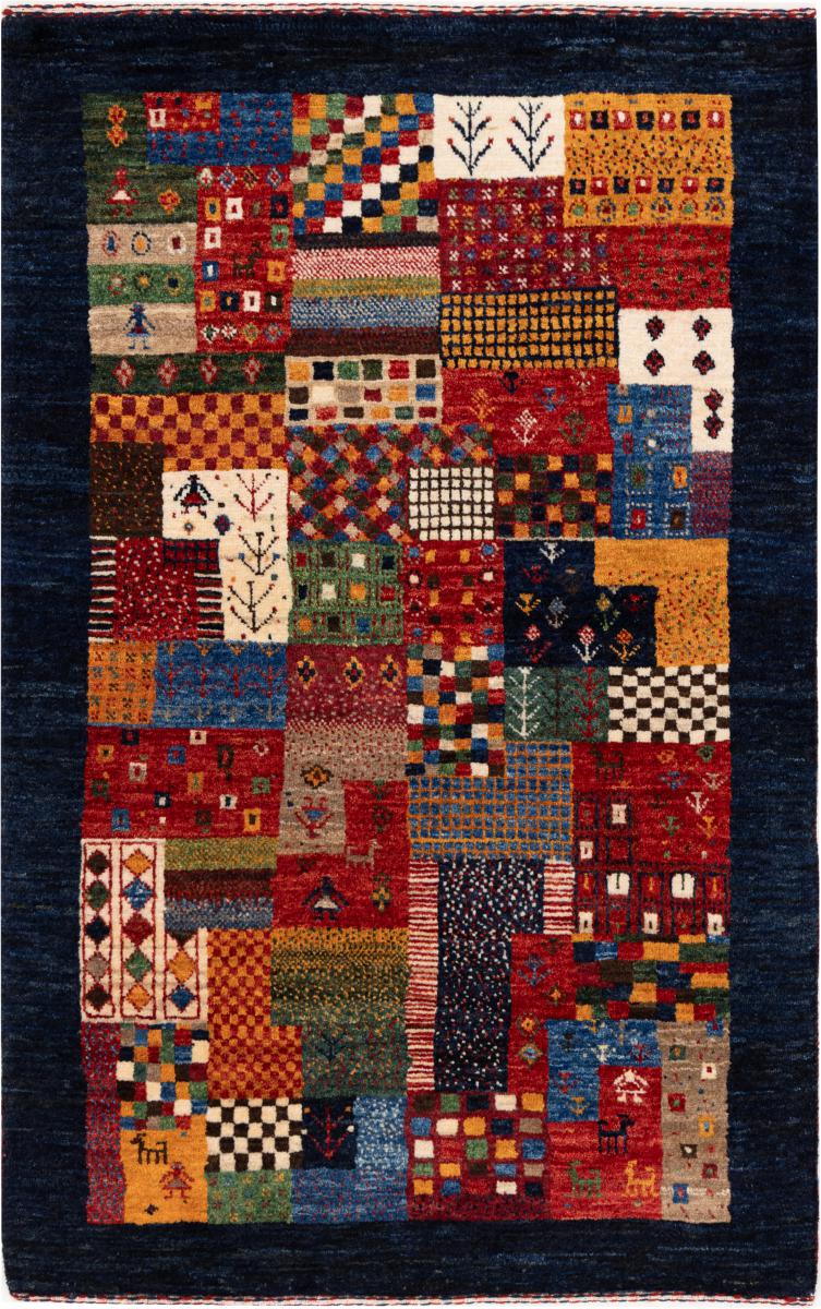 Perzisch tapijt Perzisch Gabbeh Loribaft Nowbaft 126x81 126x81, Perzisch tapijt Handgeknoopte