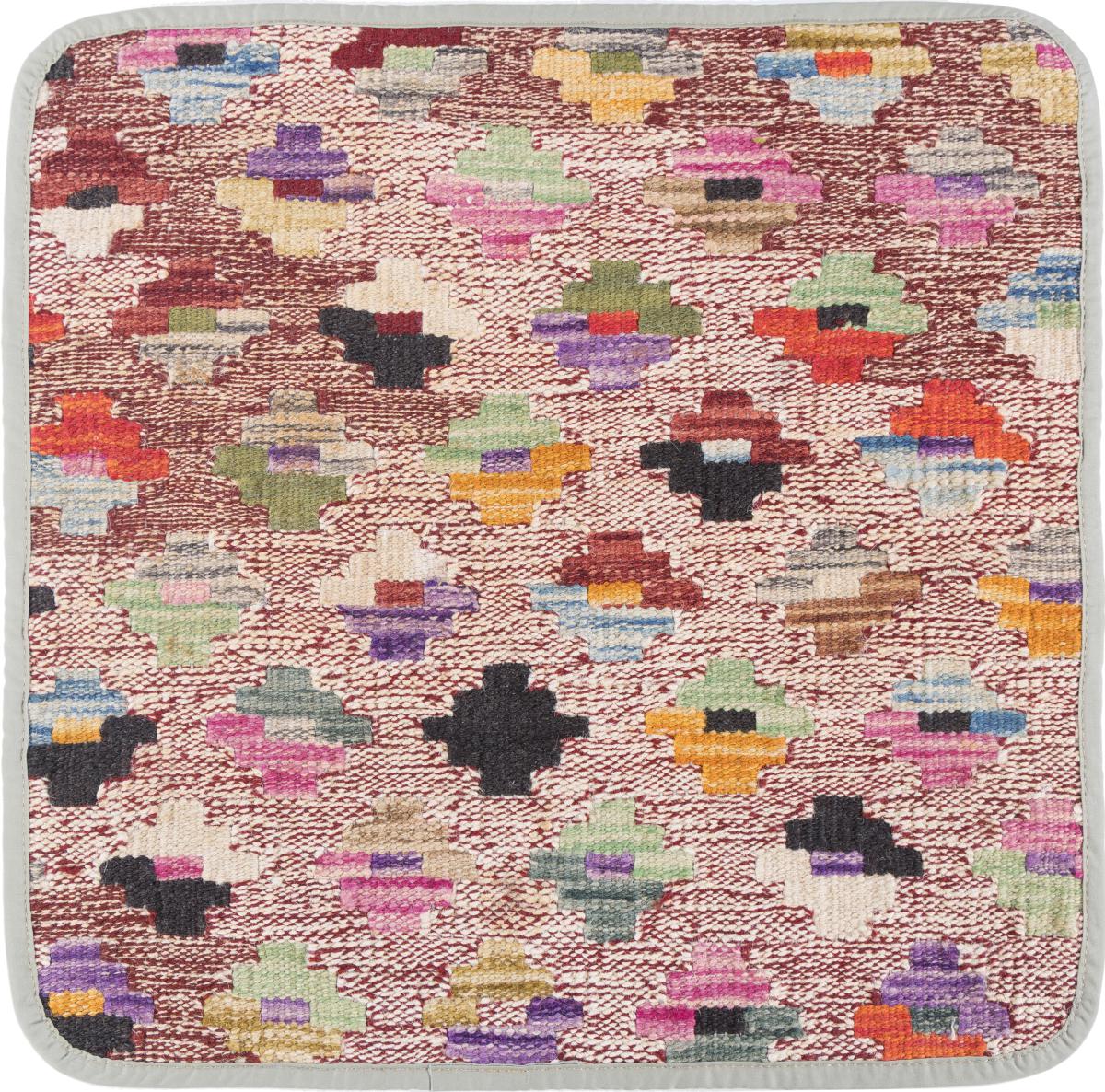 Afghanischer Teppich Kelim Afghan Kissenbezug 45x45 45x45, Perserteppich Handgeknüpft