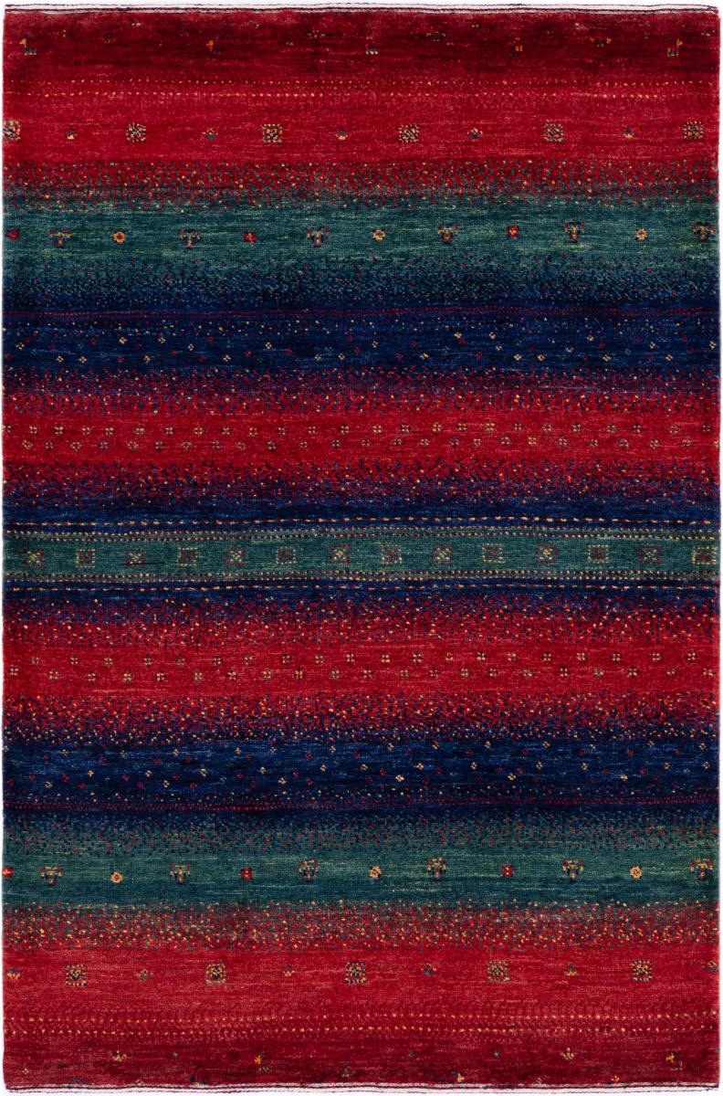 Tapis persan Persan Gabbeh Loribaft Essence 121x82 121x82, Tapis persan Noué à la main