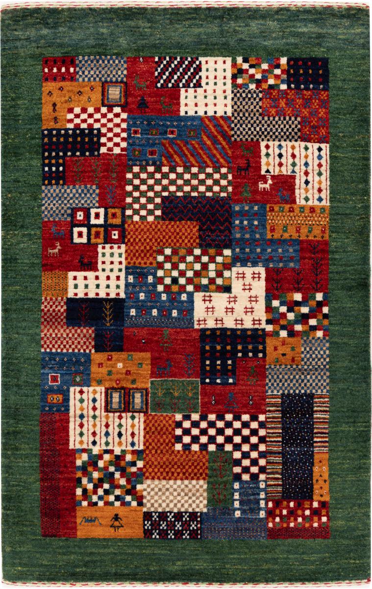 Perzisch tapijt Perzisch Gabbeh Loribaft Nowbaft 129x83 129x83, Perzisch tapijt Handgeknoopte