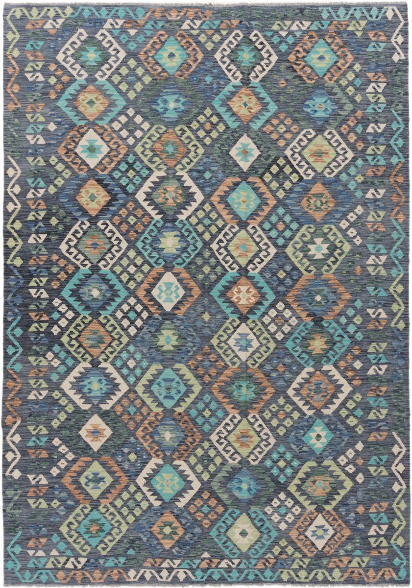 Tapete afegão Kilim Afegão 292x207 292x207, Tapete persa Tecido à mão