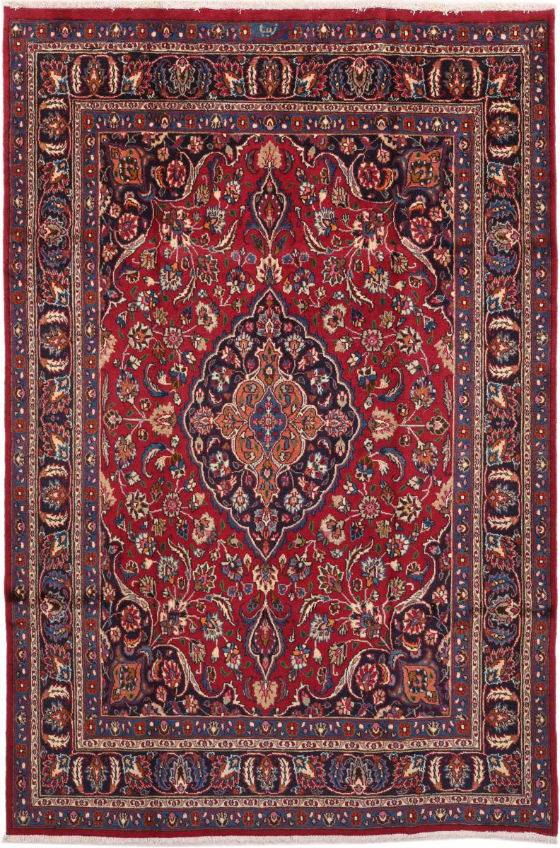 Persisk tæppe Mashhad 293x196 293x196, Persisk tæppe Knyttet i hånden