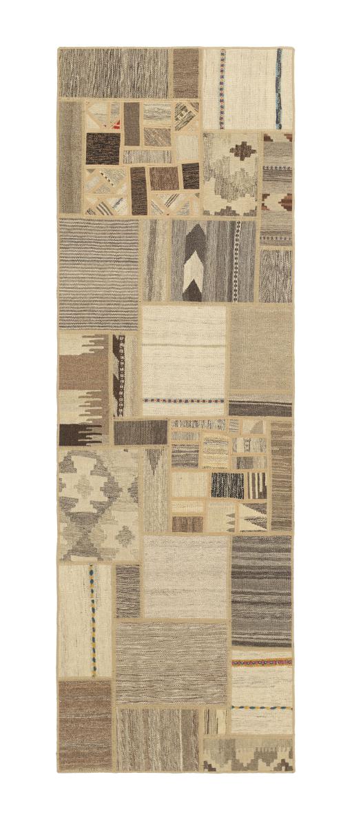 Persisk matta Kilim Patchwork 249x81 249x81, Persisk matta handvävd 