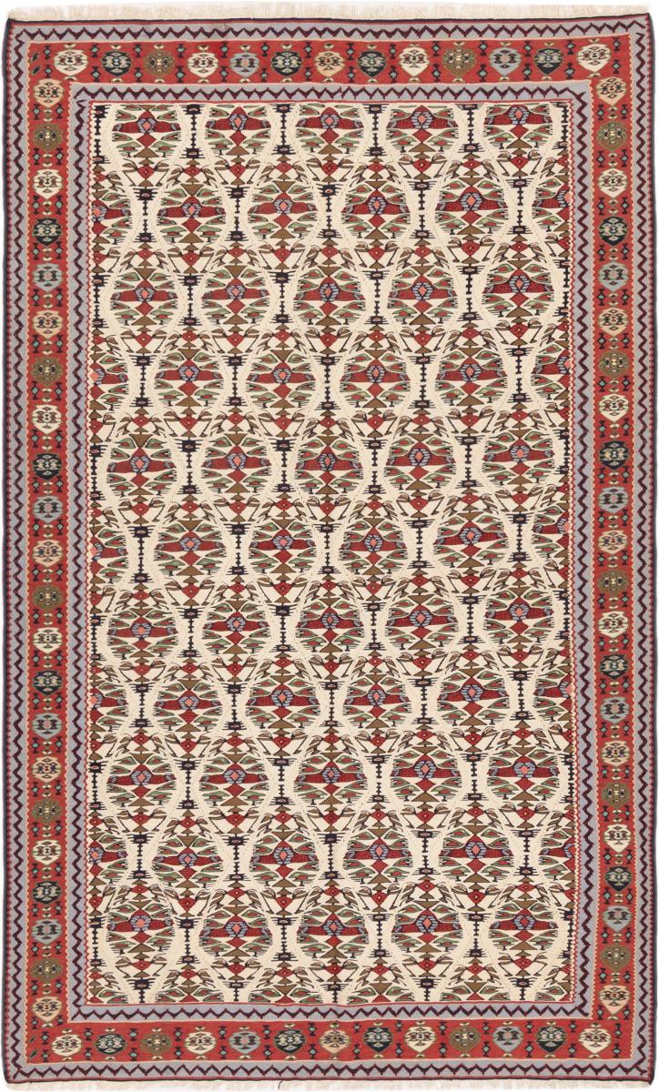 Persian Rug Kilim Senneh 253x156 253x156, Persian Rug Knotted by hand