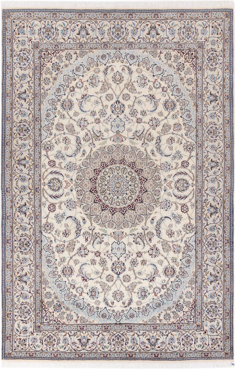 Tapis persan Naïn 9La 307x200 307x200, Tapis persan Noué à la main